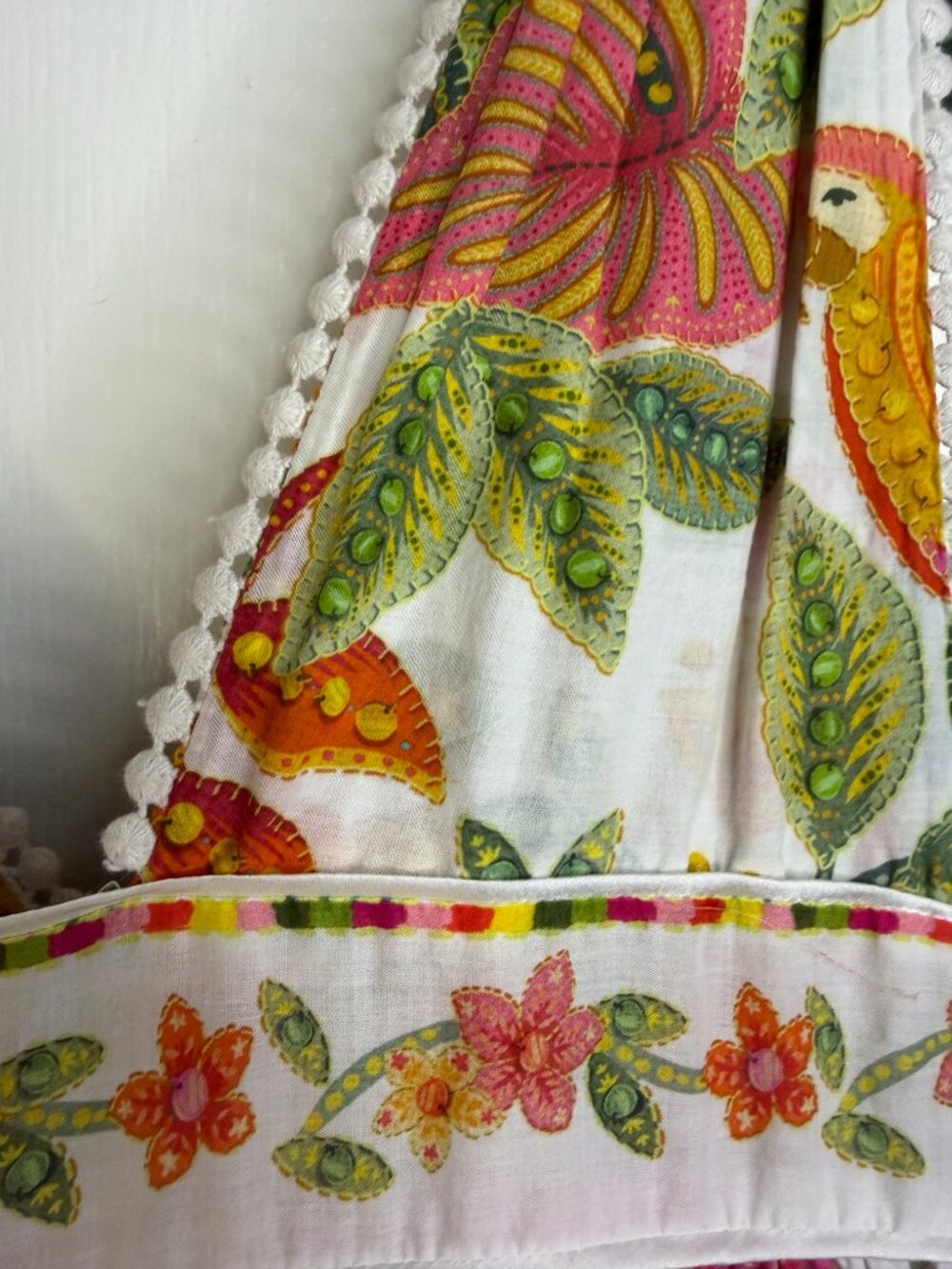 FARM Rio Macaw Bloom Off-White Mibni Dress- XS- MSRP $215 - Picture 11 of 16